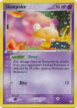 Team Rocket Returns Slowpoke #76/109 reverse holo